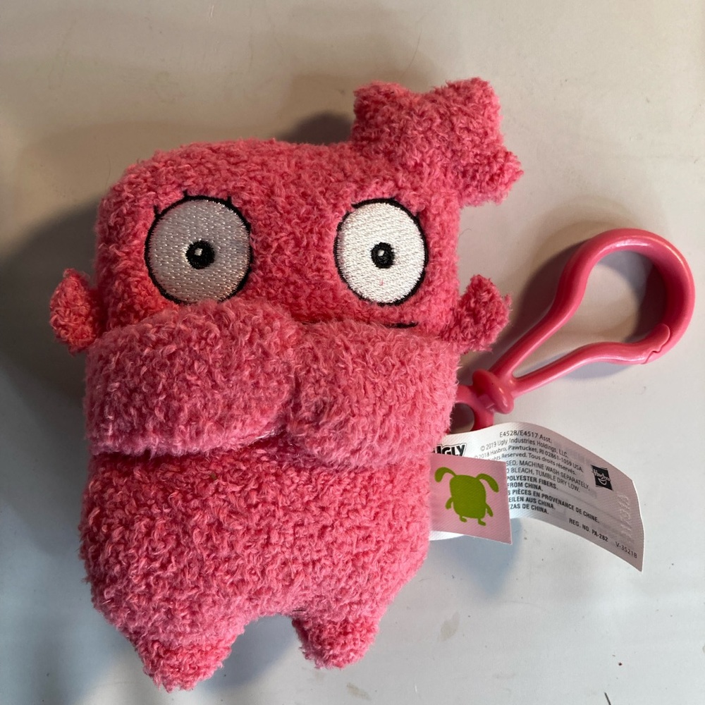 Ugly doll hasbro pink 5” key chain